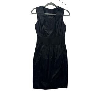 Yigal Azrouël New York Black Gathered Waist Dress – Size 4